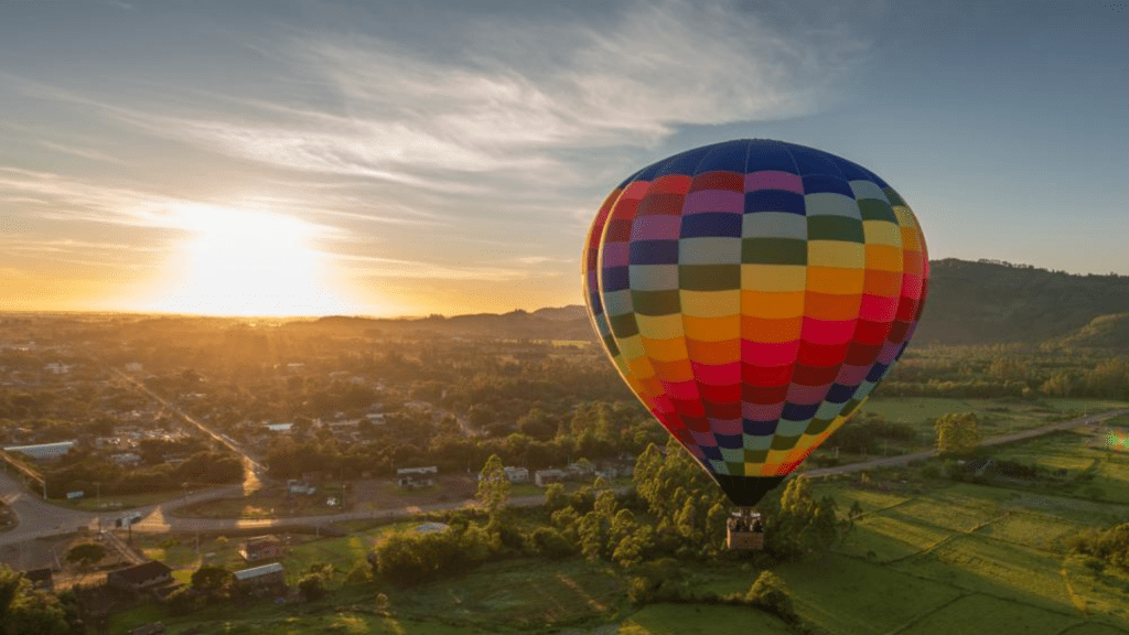 passeio de balão em Cambará do Sul, RS