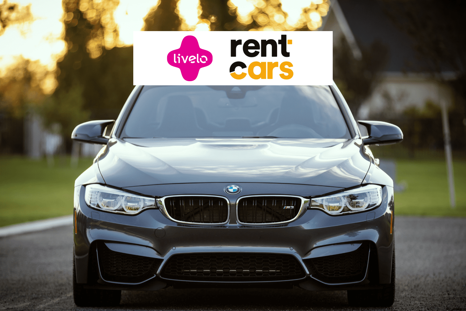 carro preto com logo Livelo e Rentcars 15 pontos Livelo