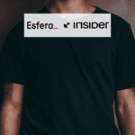roupa preta com logo Esfera e Insider 8 pontos Esfera