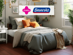 cama de dormir com logo Livelo e Baianão 12 pontos Livelo