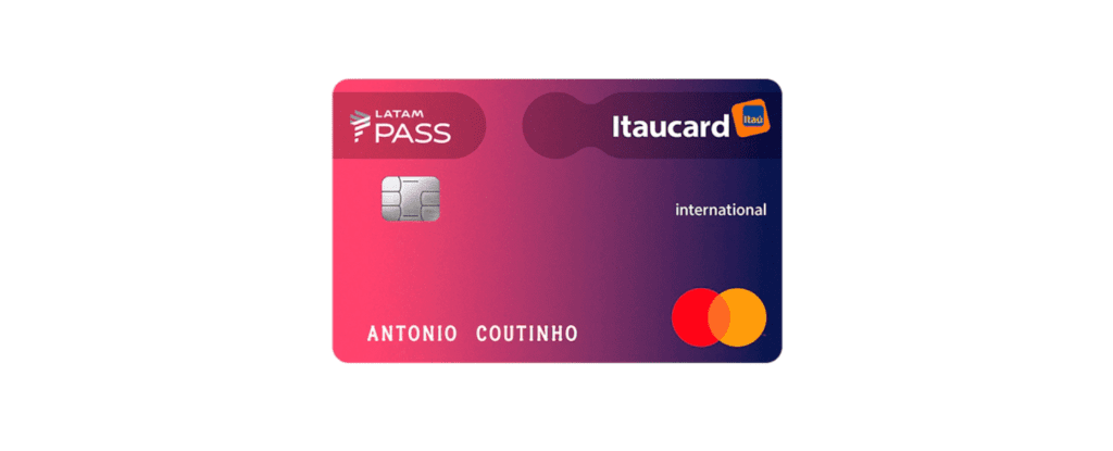Latam Pass Itaú Mastercard Internacional  cartão de crédito internacional
