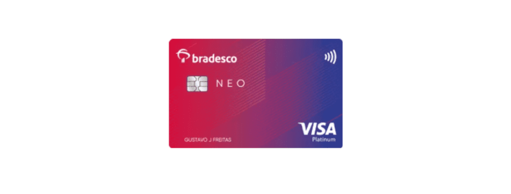 Bradesco neo Visa Platinum  cartão de crédito internacional