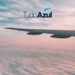 asa de avião com logo Clube TudoAzul