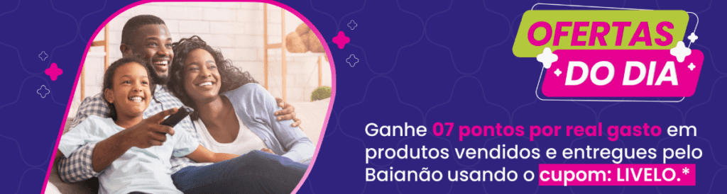 7 pontos livelo com baianão