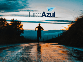 home correndo com logo clube TudoAzul