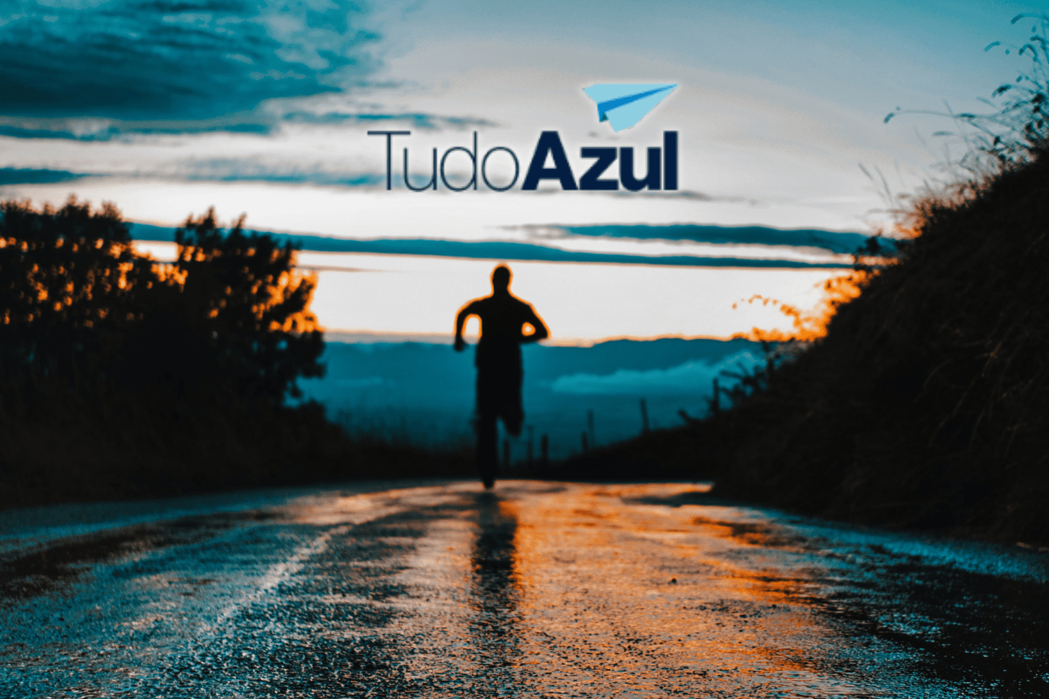 home correndo com logo clube TudoAzul