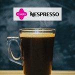 copo de xícara com logo Livelo e Nespresso 10 pontos Livelo