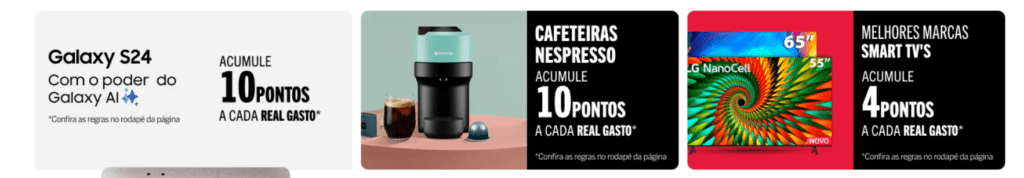até 10 pontos Livelo com a Casas Bahia