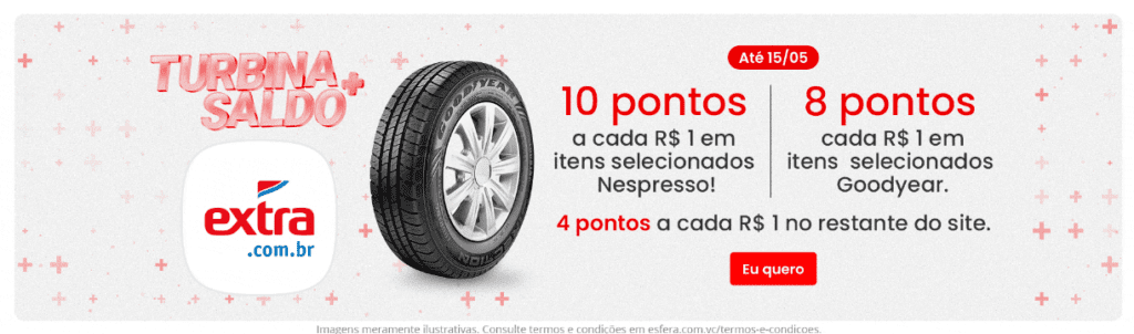 até 10 pontos Esfera com o Extra