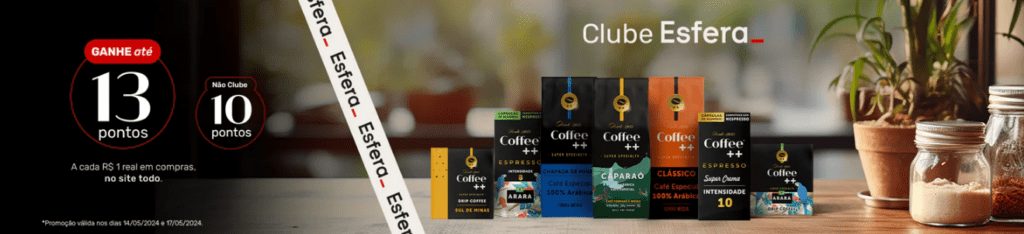 até 13 pontos Esfera com a Coffee++