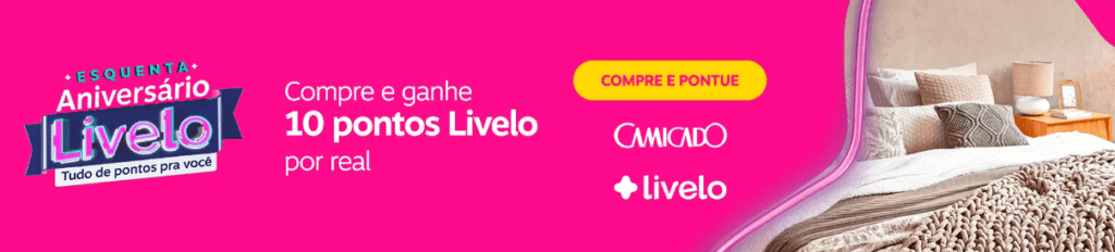 10 pontos Livelo com a Camicado