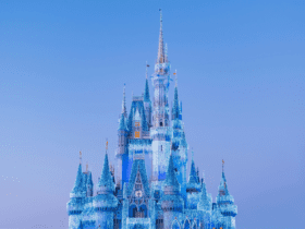 castelo da Disney no parque de Orlando Viagem para a Disney