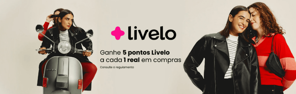 5 pontos Livelo com a Renner