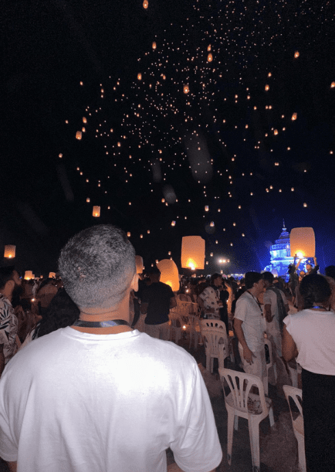 Festival das Lanternas na Tailândia - 2023. / Foto: @vhdasmilhas