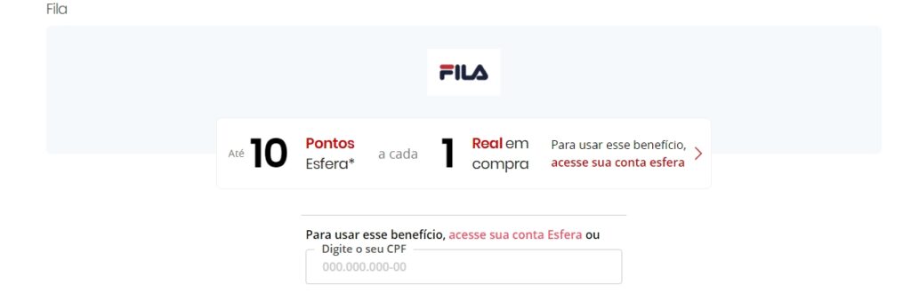 Ganhe até 10 pontos Esfera a cada real gasto na Fila!