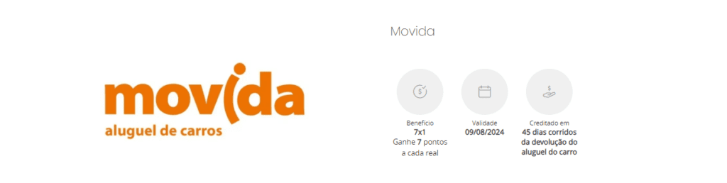 até 7 pontos Esfera com a Movida