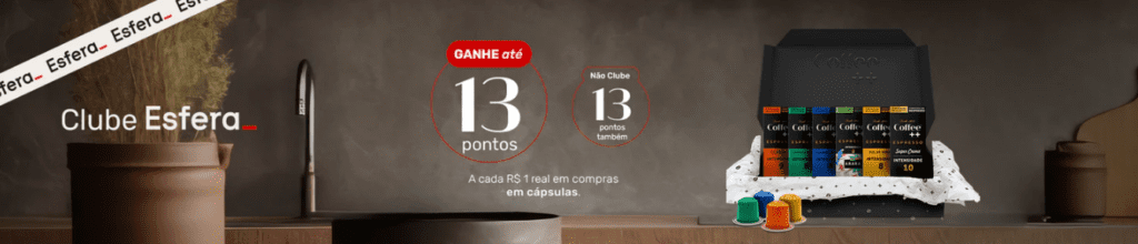até 13 pontos Esfera com o Coffee++