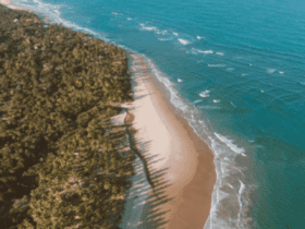 Praia de Algodões na Península de Maraú, Bahia