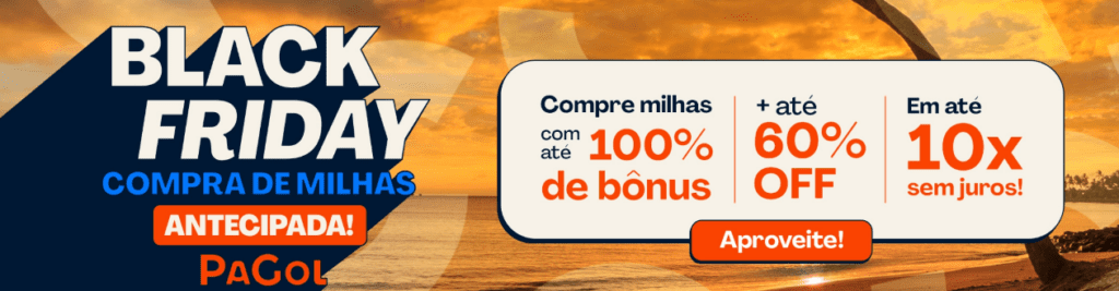 Leve até 100% de bônus Smiles e até 60% OFF na compra de pontos PaGol