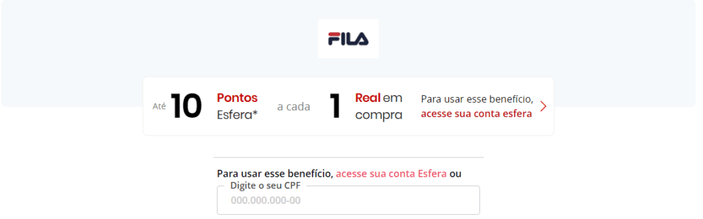 Ganhe até 10 pontos Esfera por real gasto na Fila