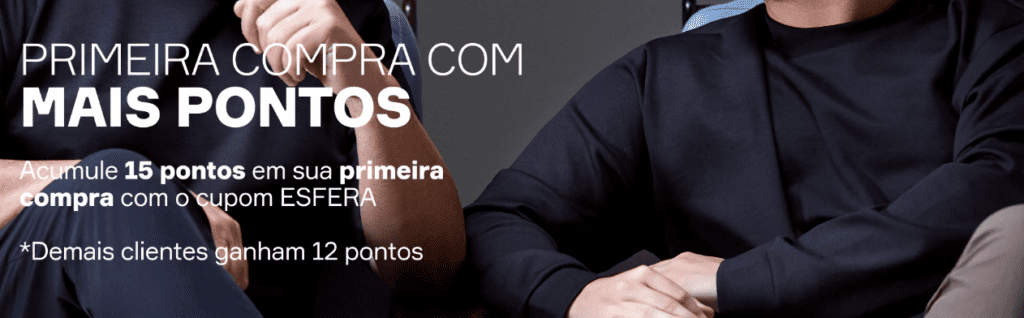 Compre e ganhe até 15 pontos Esfera por real na Insider
