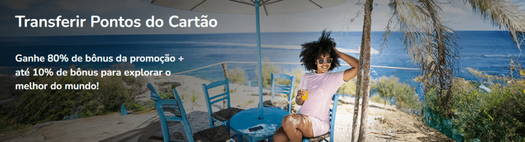 Adquira até 90% de bônus Smiles na transferência de pontos