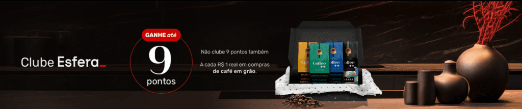 até 9 pontos Esfera com a Coffee++