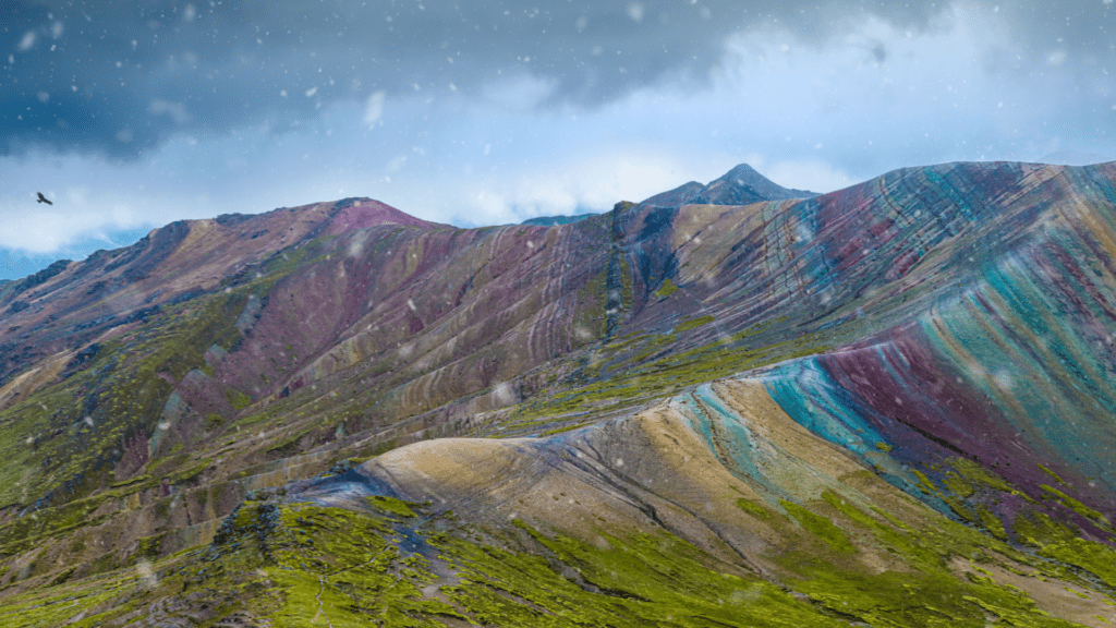 Rainbow Mountain, no Peru - imagem pick-uppath