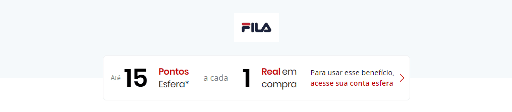 15 pontos Livelo com a FILA