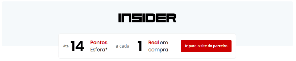 14 pontos Esfera com a Insider