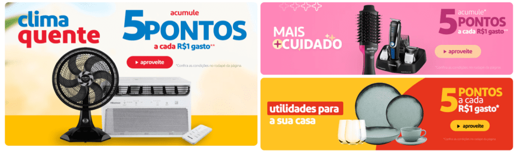 até 5 pontos Livelo com o Extra