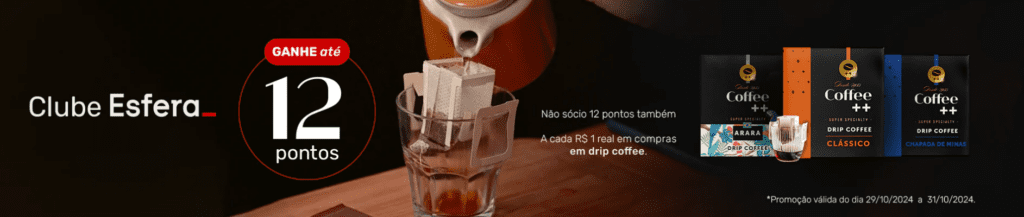 até 12 pontos Esfera com o Coffee++