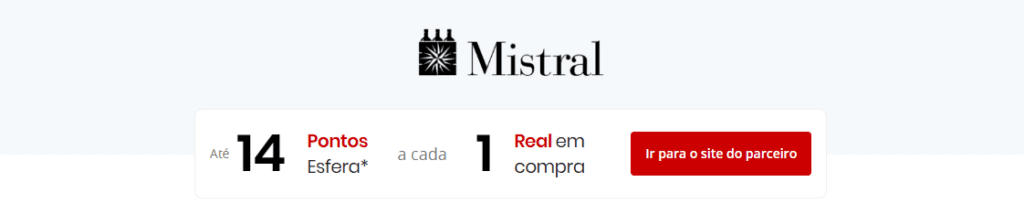 até 14 pontos Esfera com a Mistral
