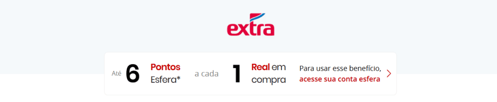 até 6 pontos Esfera com o Extra