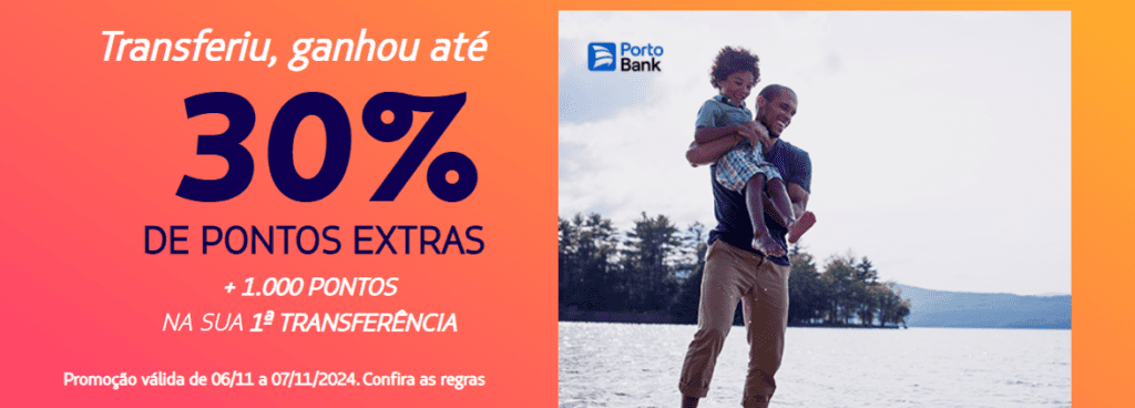 até 30% de bônus Latam Pass com o PortoBank