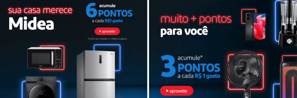 até 6 pontos Livelo com o Extra