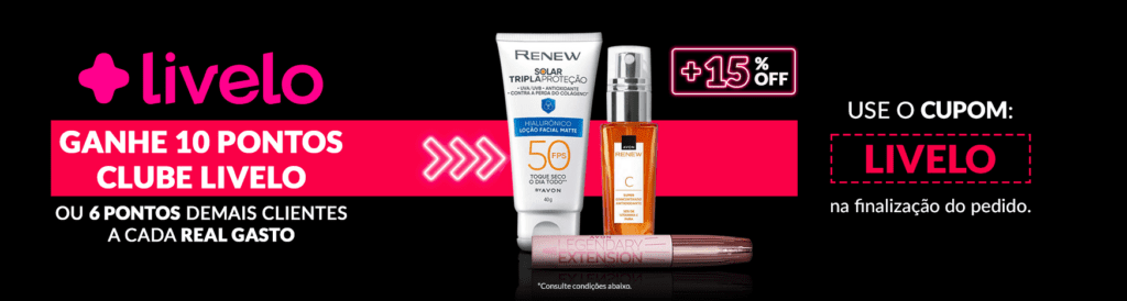 até 6 pontos Livelo com a Avon