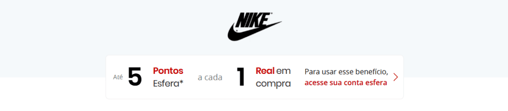 até 5 pontos Esfera com a Nike