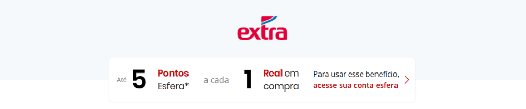 até 5 pontos Esfera com o Extra