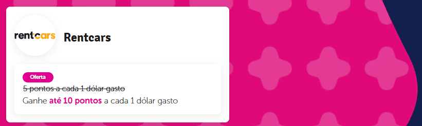 até 10 pontos Livelo com a Rentcars