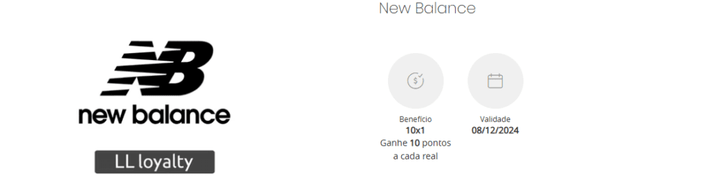 Ganhe 10 pontos Esfera com a New Balance