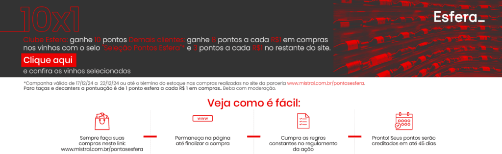 até 10 pontos Esfera com a Mistral