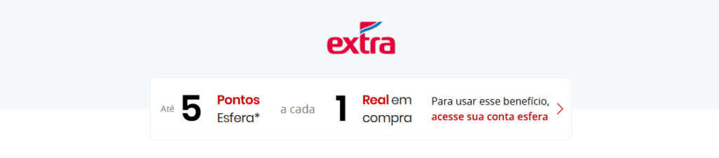 até 5 pontos Esfera com o Extra