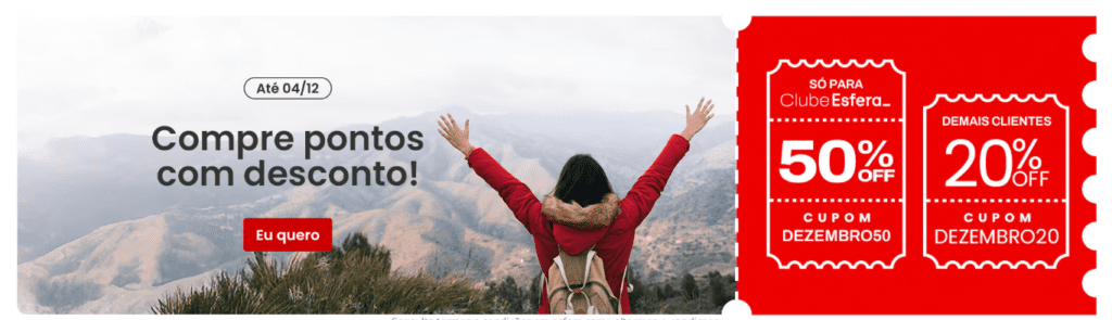 Compre pontos Esfera com até 50% OFF