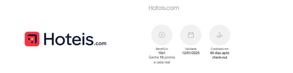 10 pontos Esfera com a Hoteis.com