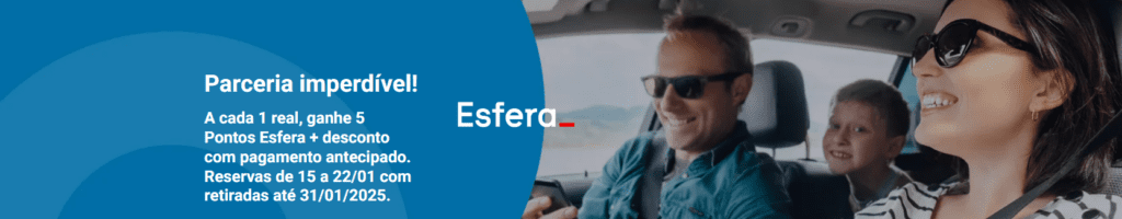 Ganhe até 5 pontos Esfera com a Unidas