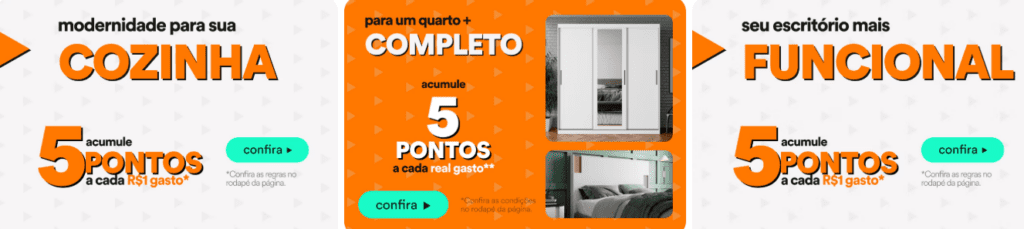 Ganhe até 5 pontos Livelo com o PontoFrio
