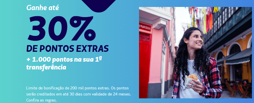  até 30% de bônus Latam Pass com o seu cartão
