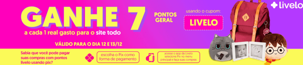 7 pontos Livelo com a Imaginarium