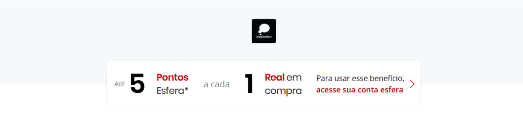 5 pontos Esfera com a Imaginarium